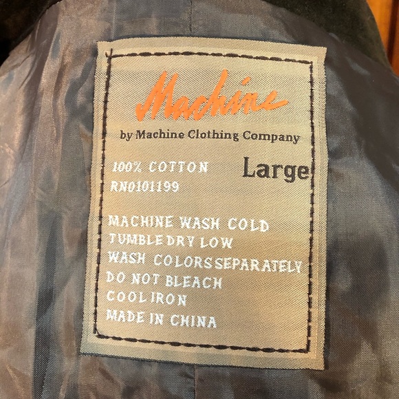 Machine Jacket NEW! w/ Tags - Picture 3 of 5